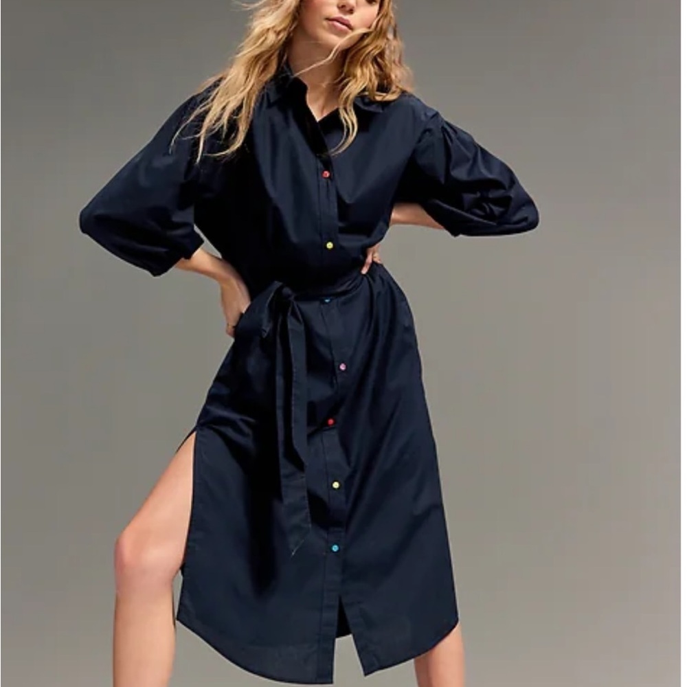 Christopher John Rogers x Old Navy Maxi Shirt Dress NWT